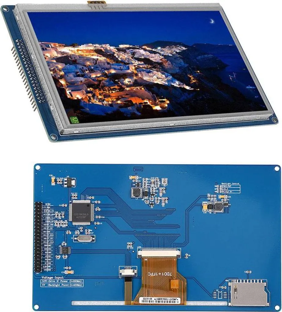 Module Écran LCD 7 Pouces pour Interface IHM sur STM32, ARM et AVR - 5