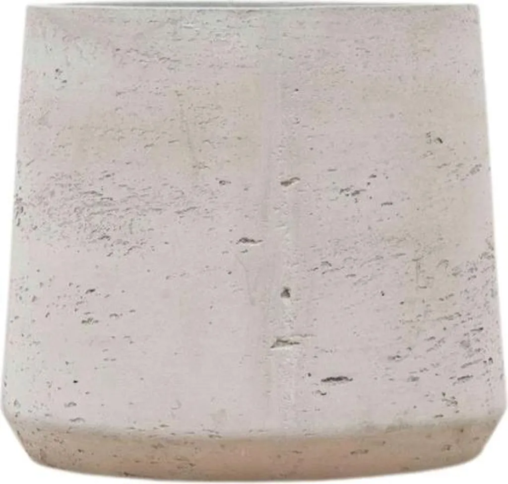 Pot de fleurs Ø 53 cm aspect béton : fini les bacs fragiles qui cassent