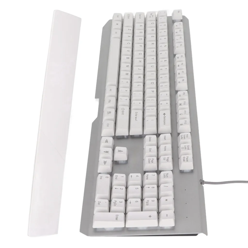 Clavier éclairé mécanique RVB à 104 touches et repose-poignets - 5