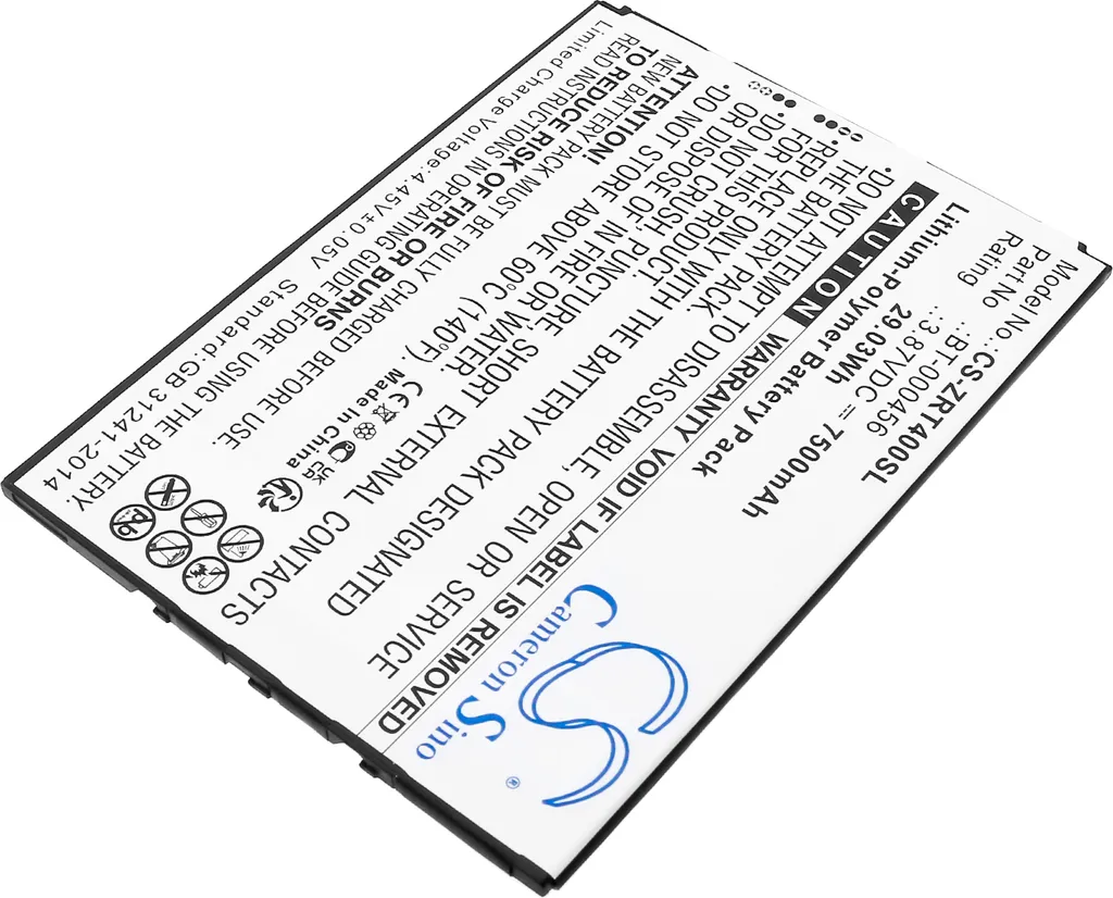 Batterie Zebra ET40 ET45 Solution contre les Coupures de Tablette