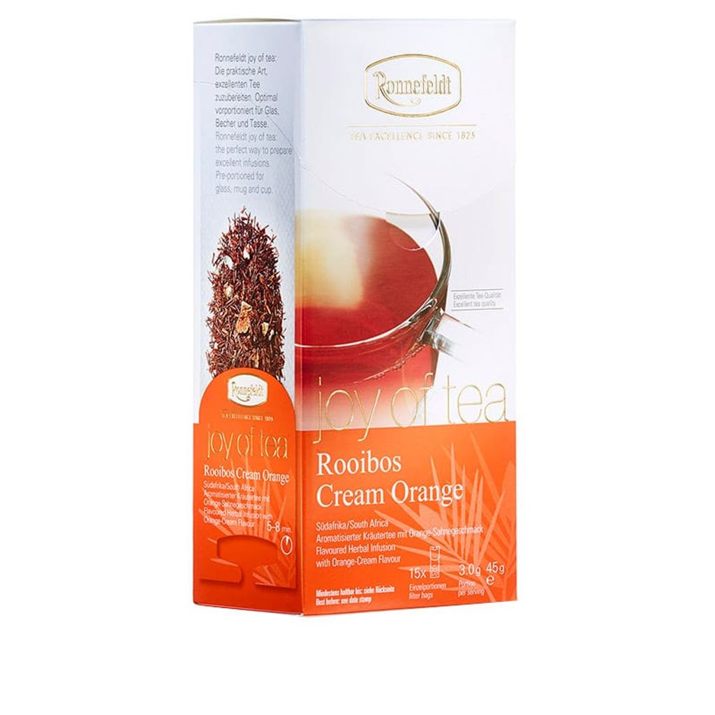 Joy of Tea Rooibos Cream Orange (15x3g) 1 Pack
