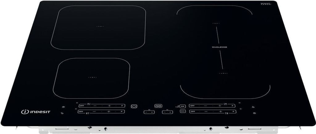 INDESIT | Kochfeld | IB 65B60 NE | Induktion | Anzahl Brenner/Kochzonen 4 | Touch | Timer | Schwarz