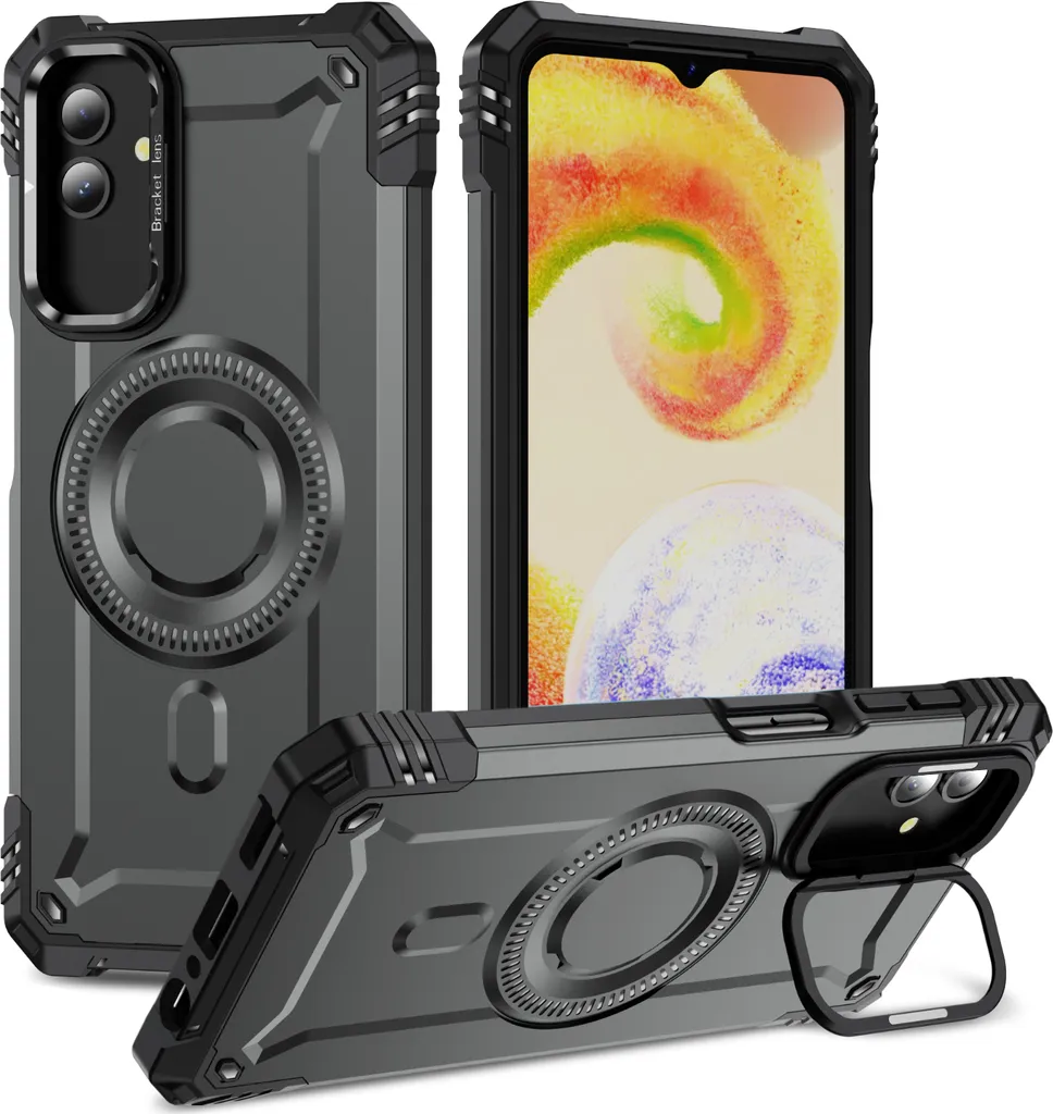 Custodia Samsung Galaxy A23/A13/M13 Grigio Militare Antiurto Calamita