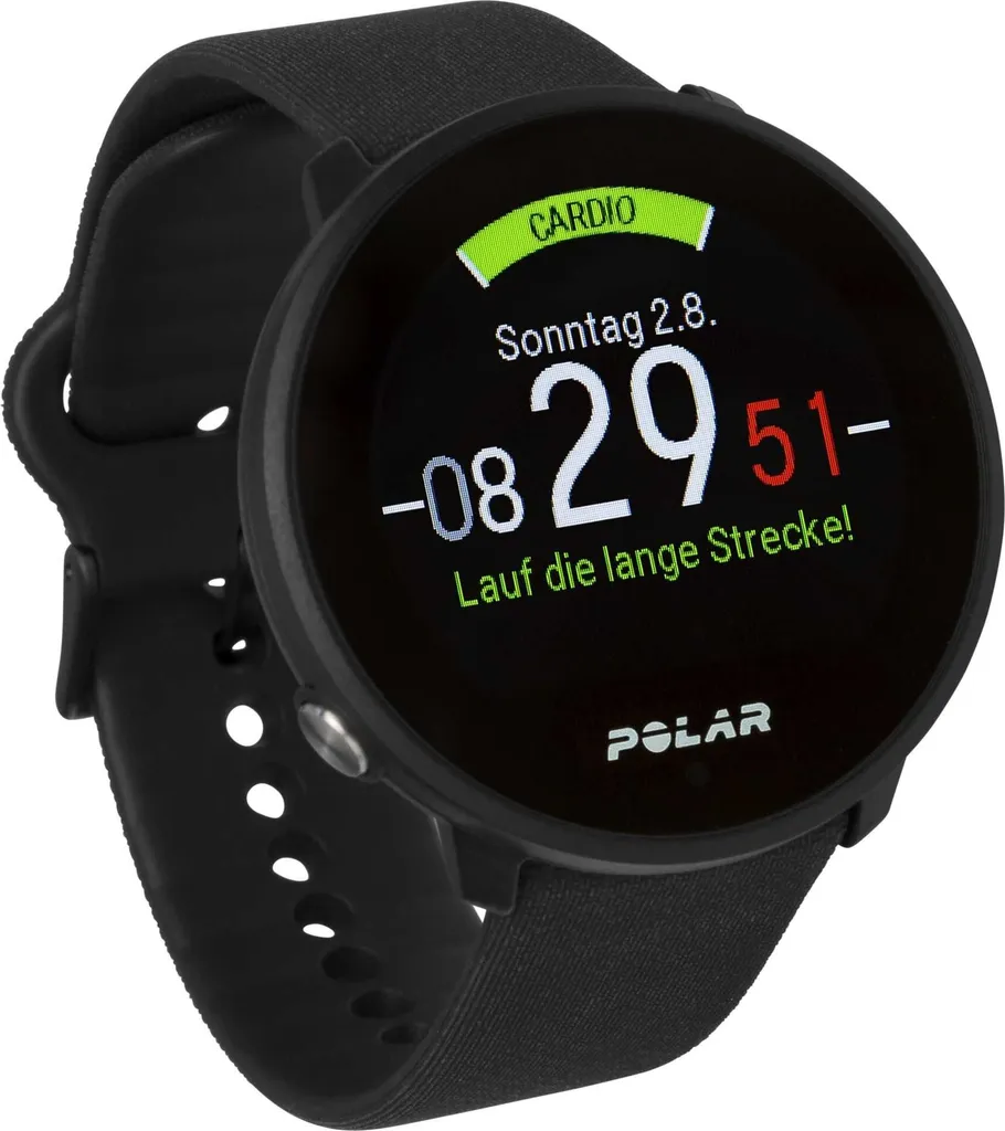 Bracciale Silicone Nero Polar Unite con Chiusura Ardiglione S-L