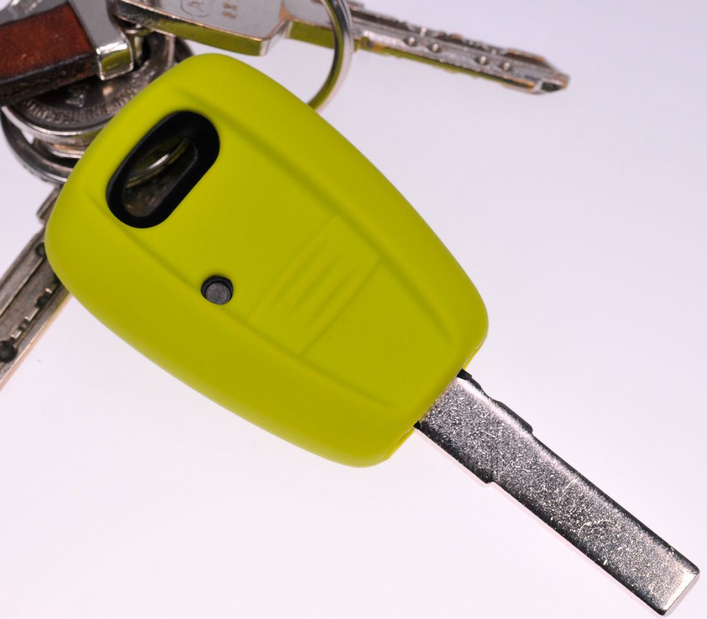 Auto Schlüssel Hülle Silikon Schutz Cover Apfelgrün Produktbild 