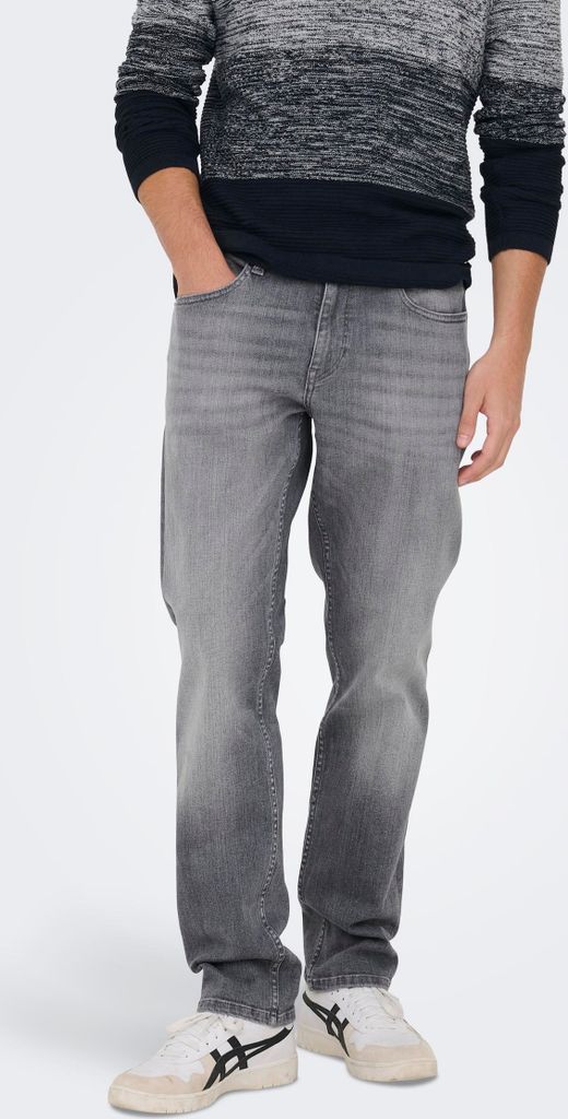Pantaloni di jeans tradizionali lavati a pietra ONSWEFT | Immagine del prodotto 