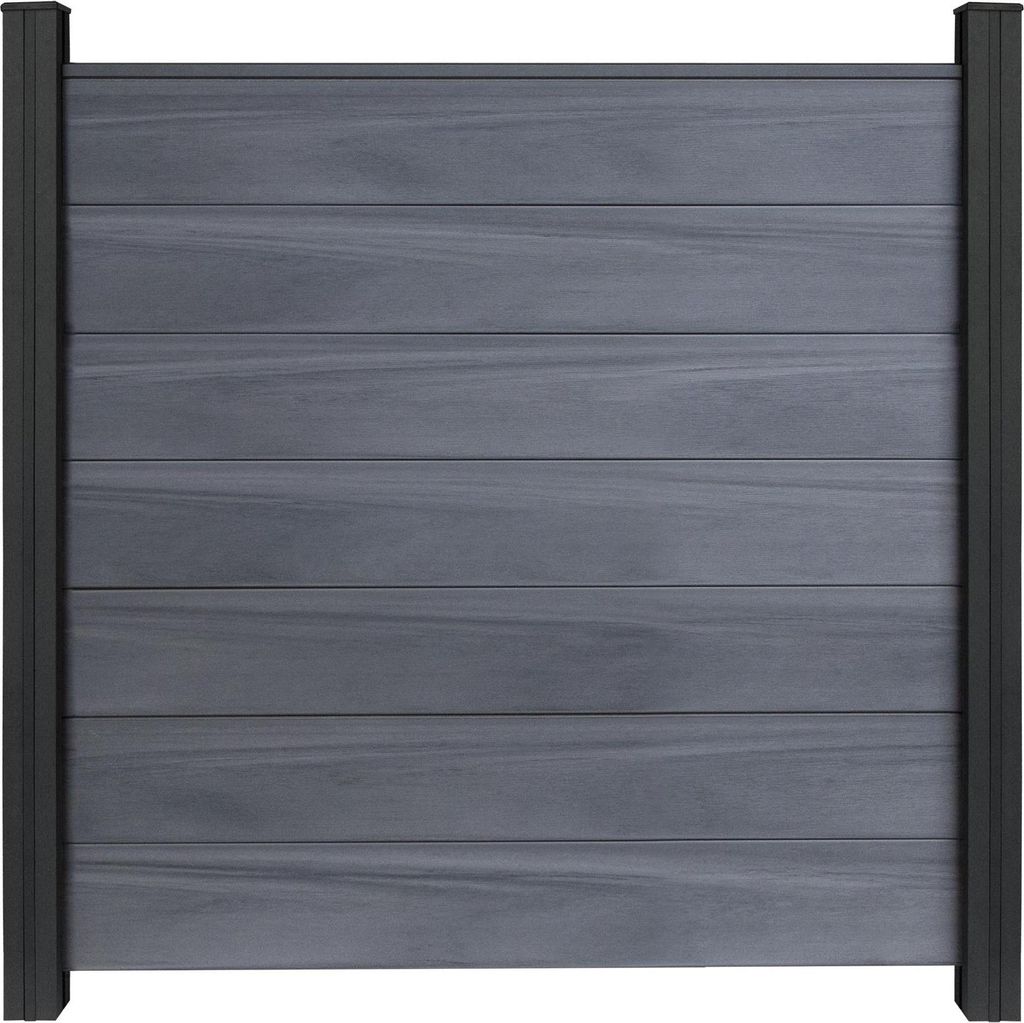 GroJa Solid Grande BPC Stecksystem Bausatz Steingrau co-extrudiert