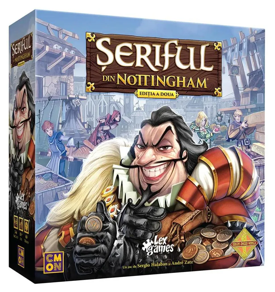 Jeu de Plateau Le Shérif de Nottingham 2e Édition Idéal pour les Soirées