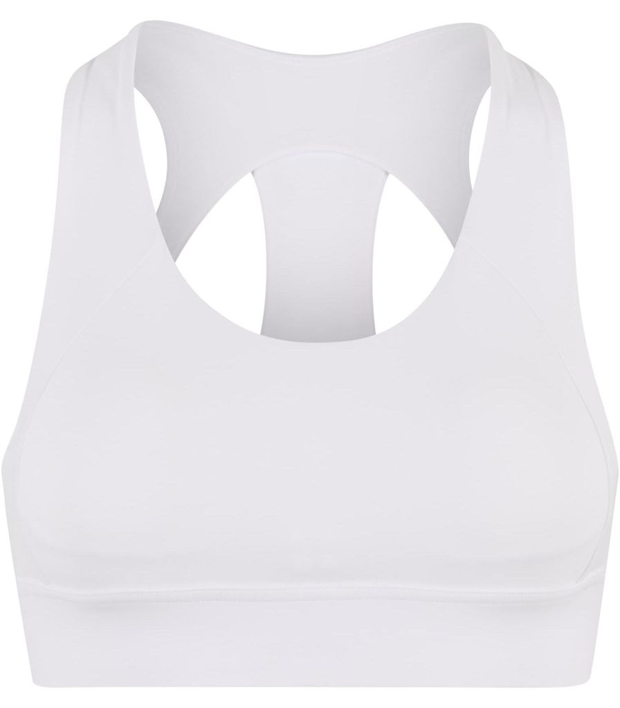 Urban Classics Damen Sport-BH mit Racerback, atmungsaktiv, Größen XS - XL