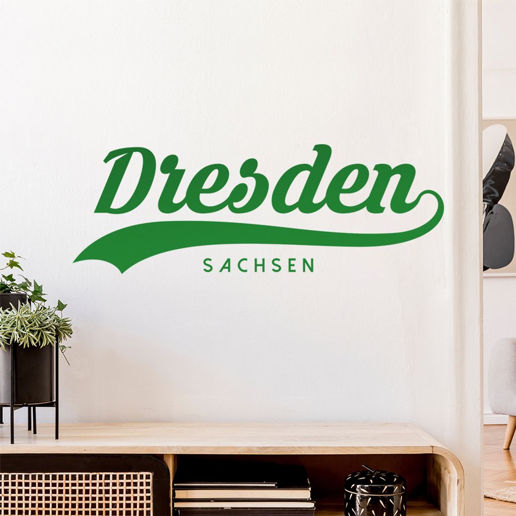 Dresden Sachsen Wandtattoo Wandaufkleber Wall Sticker - Dekoration, Küche, Wohnzimmer, Schlafzimmer, Badezimmer