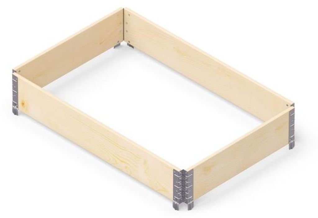 Upyard Palettenrahmen Hochbeet 120 x 80 cm, stapelbar Produktbild 