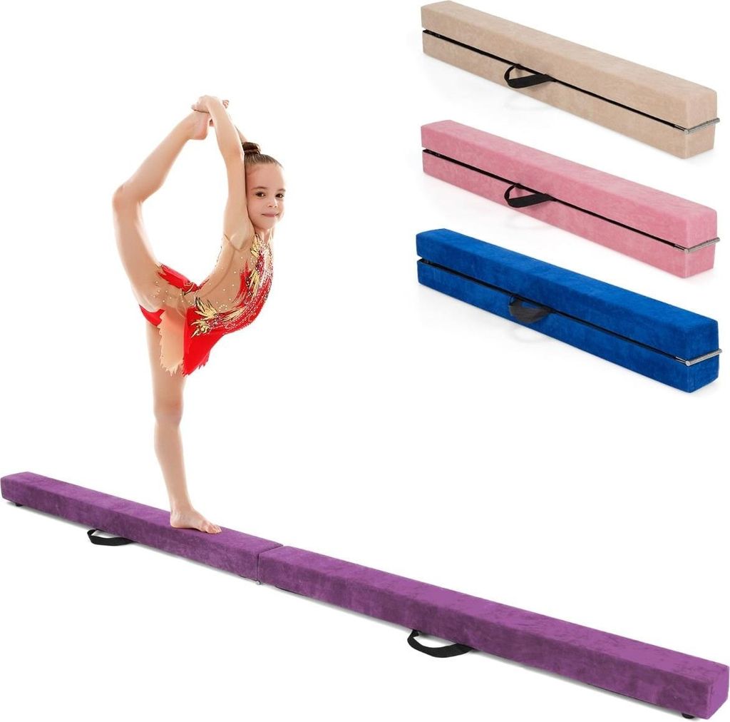 Poutre d'équilibre pliable pour la gymnastique, 210 cm, Image du produit 