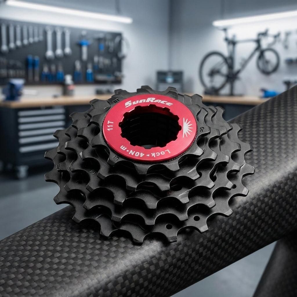 SunRace Service Part 11fach schwarz Lockring + 11-13-15 - Produktbild 