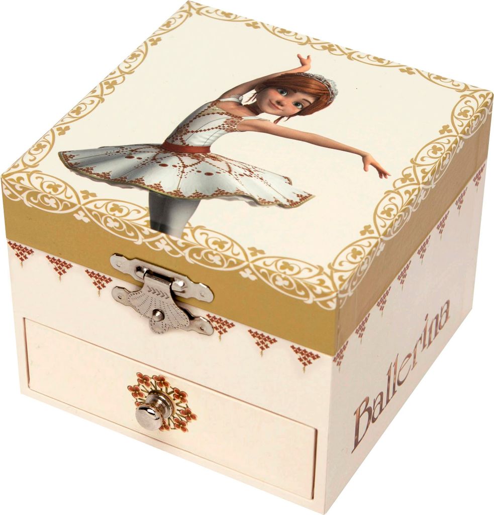 Trousselier - muziekdoos Ballerina, glow in the dark Productafbeelding 
