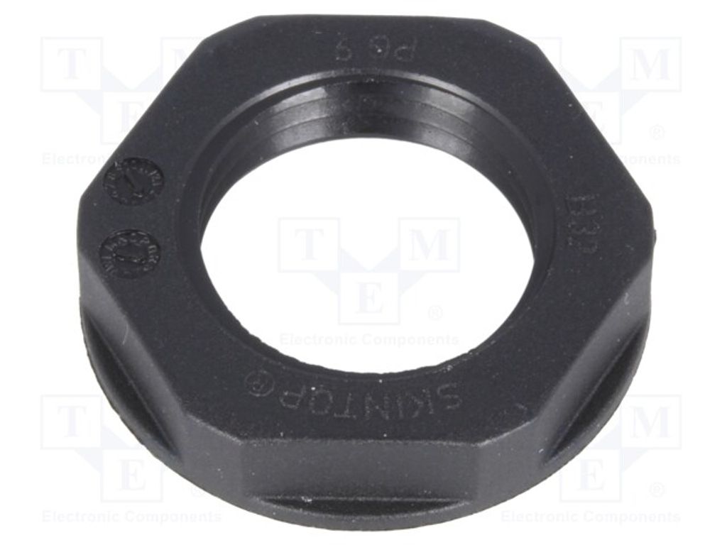 5x UL94V-2 schwarz -20÷100°C 53019210 Verschraubungen für n 22mm PG9