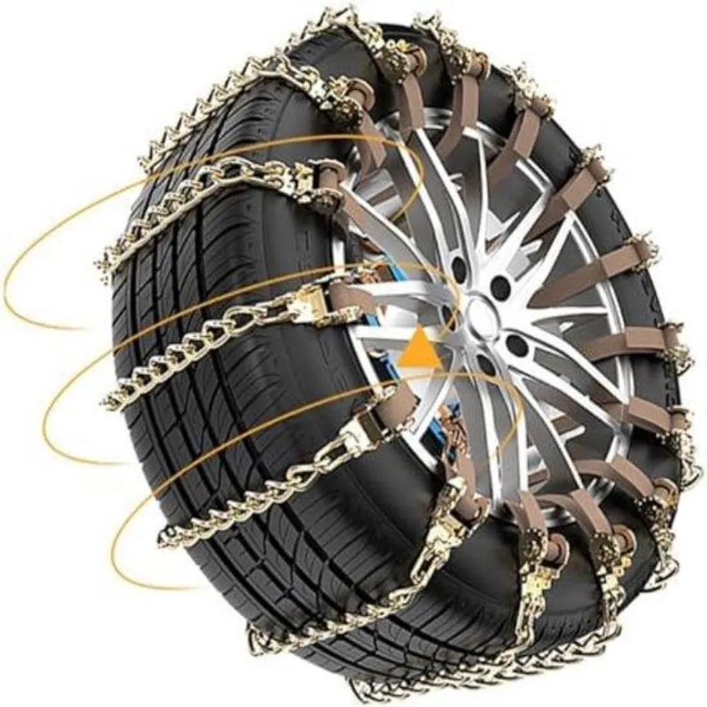 Lot de 10 Chaînes Neige d'Urgence Universelles pour Auto SUV Pick-up