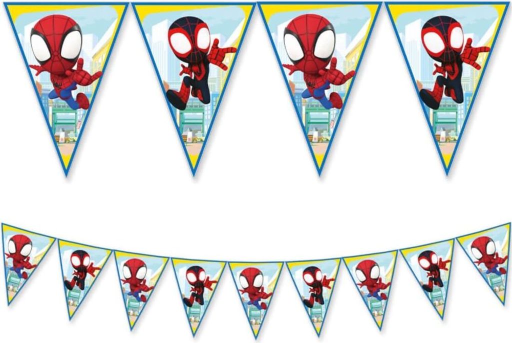 Spidey & seine Super Freunde Wimpelkette | Spiderman Produktbild 