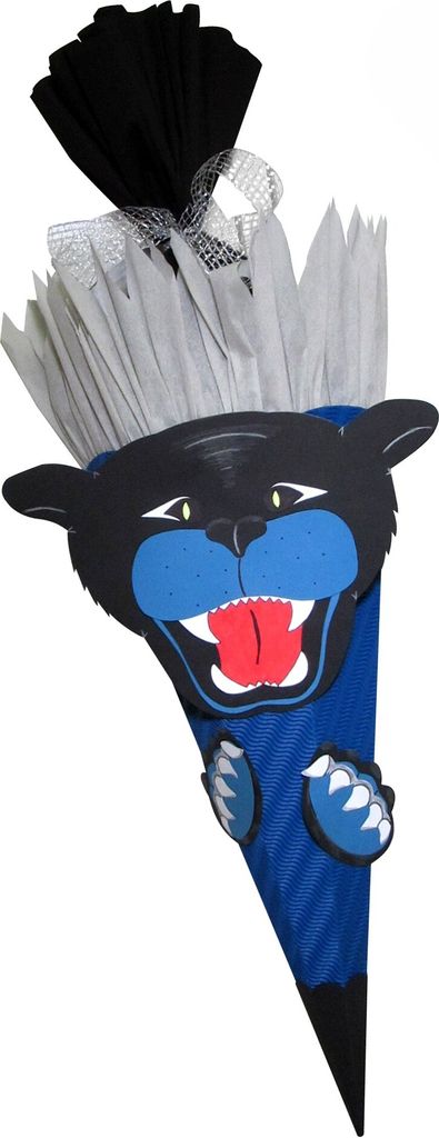 Schultüte Bastelset Panther blau von Prell