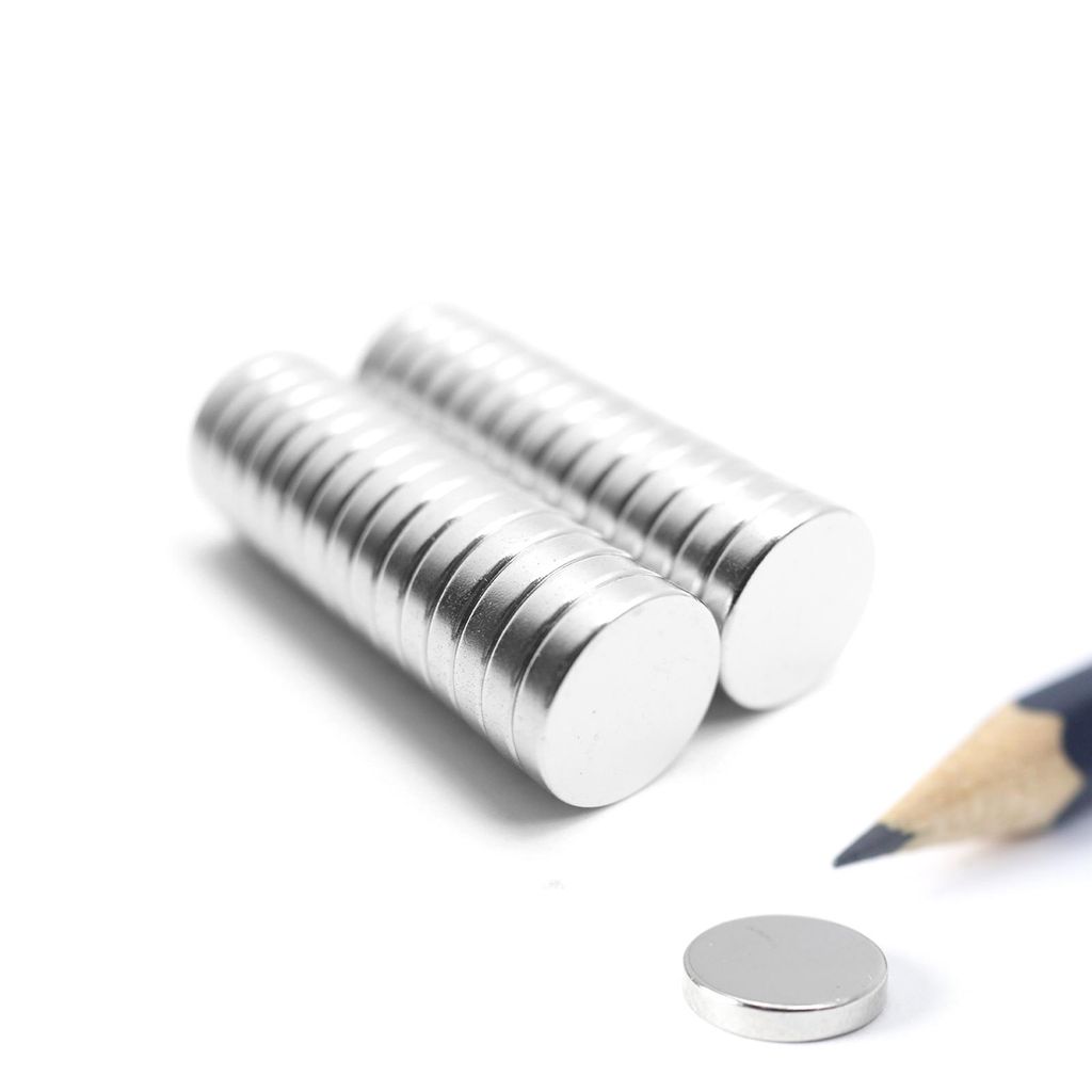 PACKIVO Neodym Magnete Extra Stark, Schiebenmagnet - 10 x 2 mm, 10