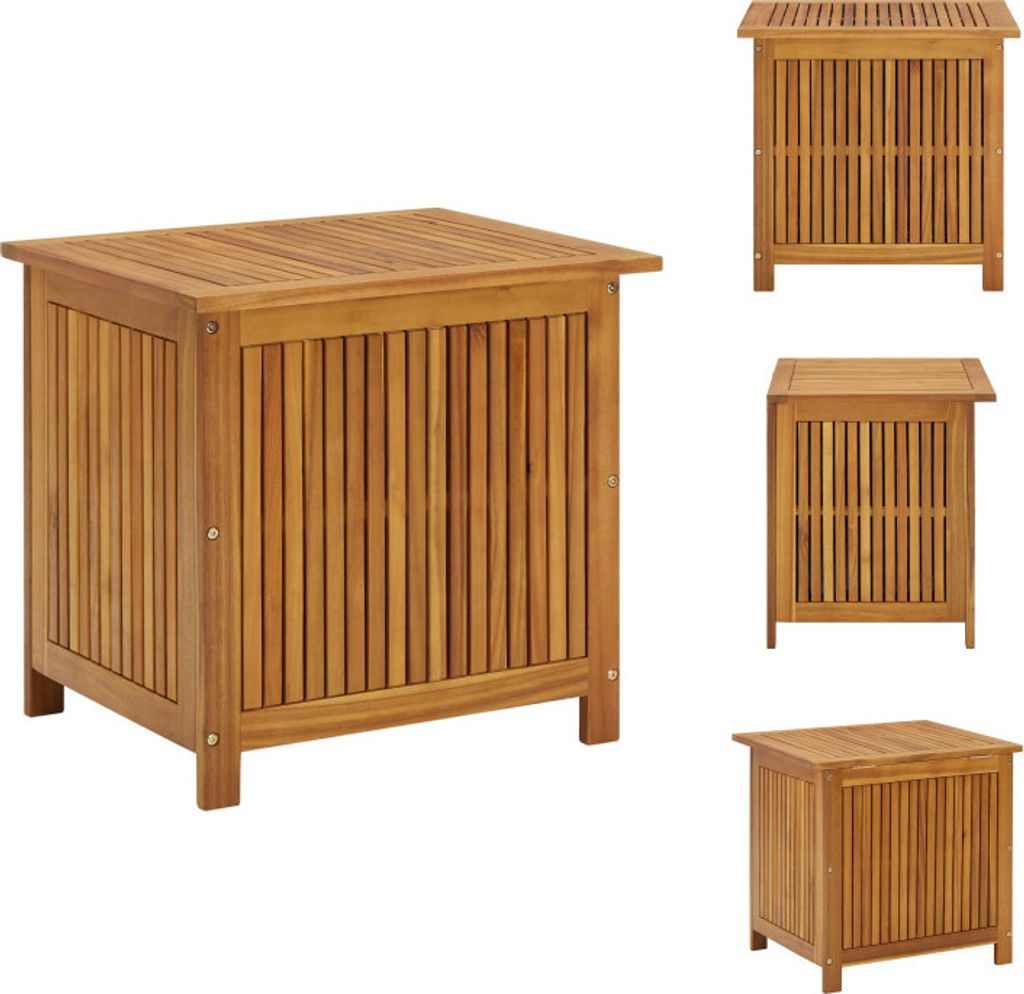 vidaXL Boîte de rangement de jardin 60x50x58 cm en bois Image du produit 