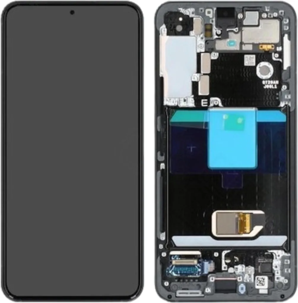 Bloc Écran LCD et Tactile pour Samsung S22 Original avec Châssis Inclus