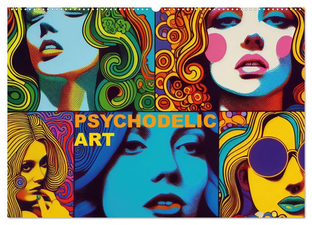Psychodelic Art (Wandkalender 2027 DIN A2 quer), CALVENDO Monatskalender