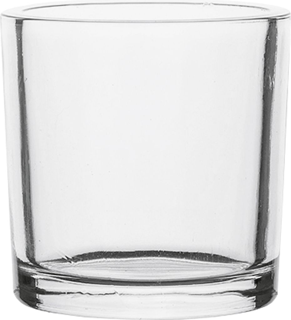 Lampada a vento/vaso in vetro pesante 10cm Immagine del prodotto 