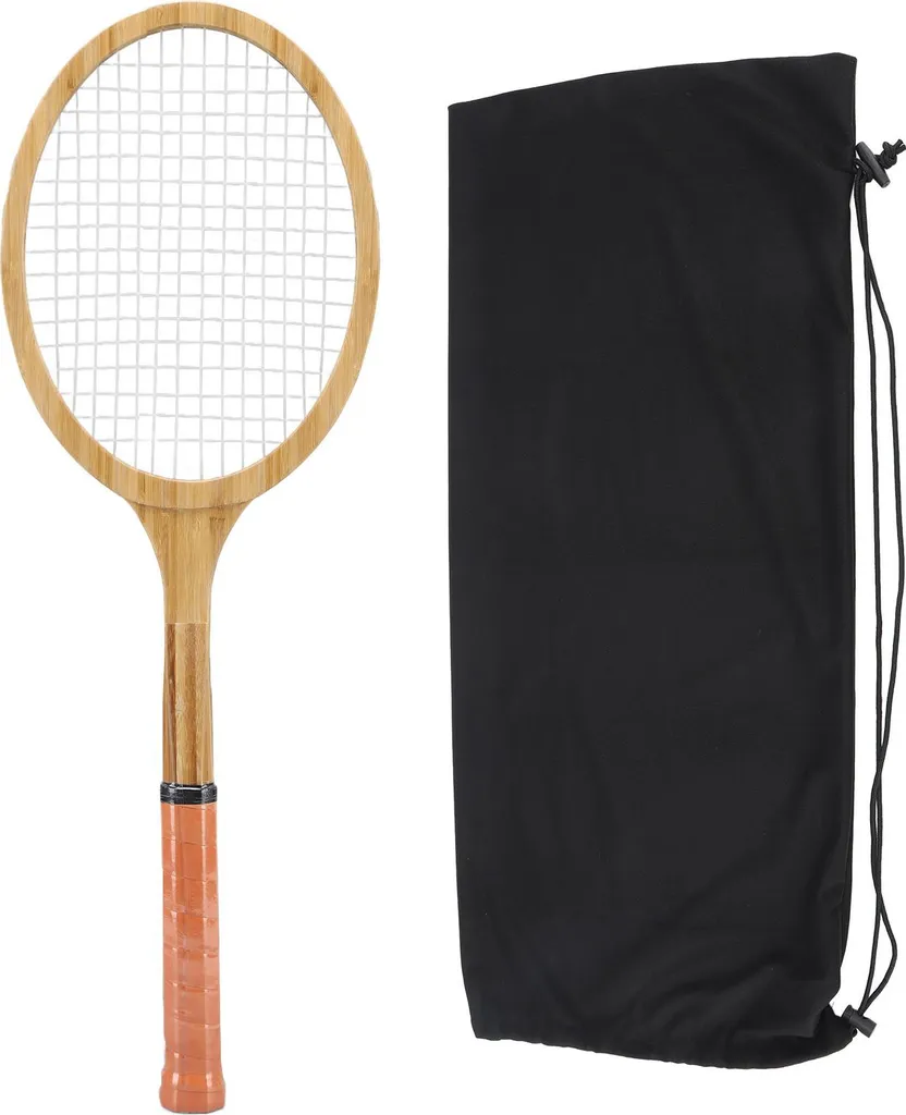Raquette Tennis Bois Vintage Spazet - Idée Déco Murale Sportive Unique