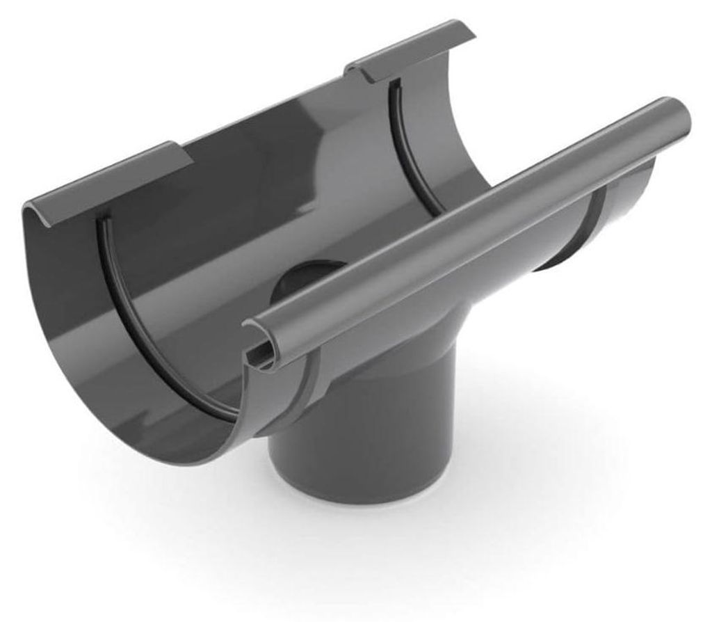 Dachrinnenstutzen mit Rastverbindung für Rinne 75mm und Produktbild 