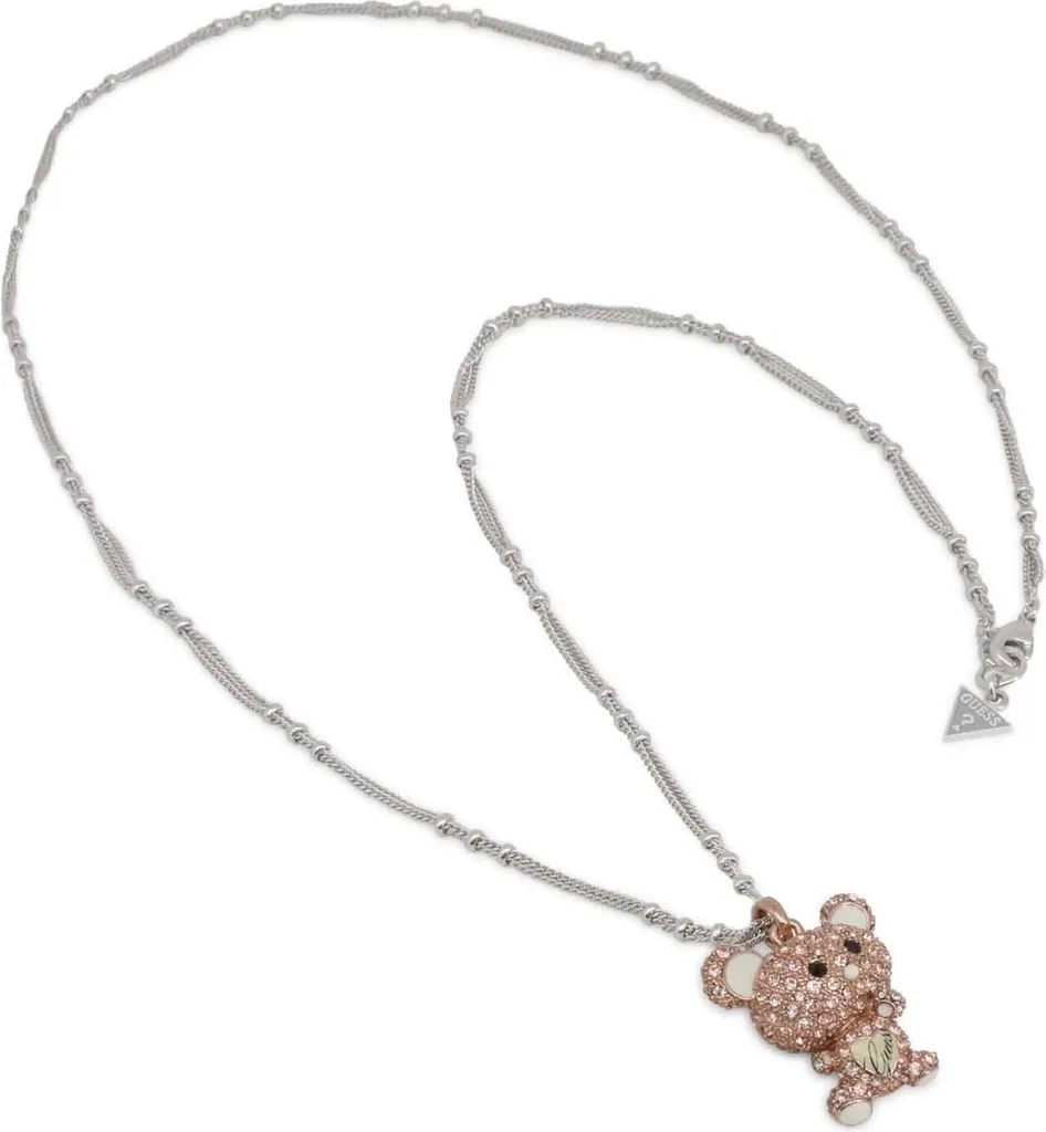 Collier Guess Femme pour Soirée et Quotidien : Argent et Rose Chic