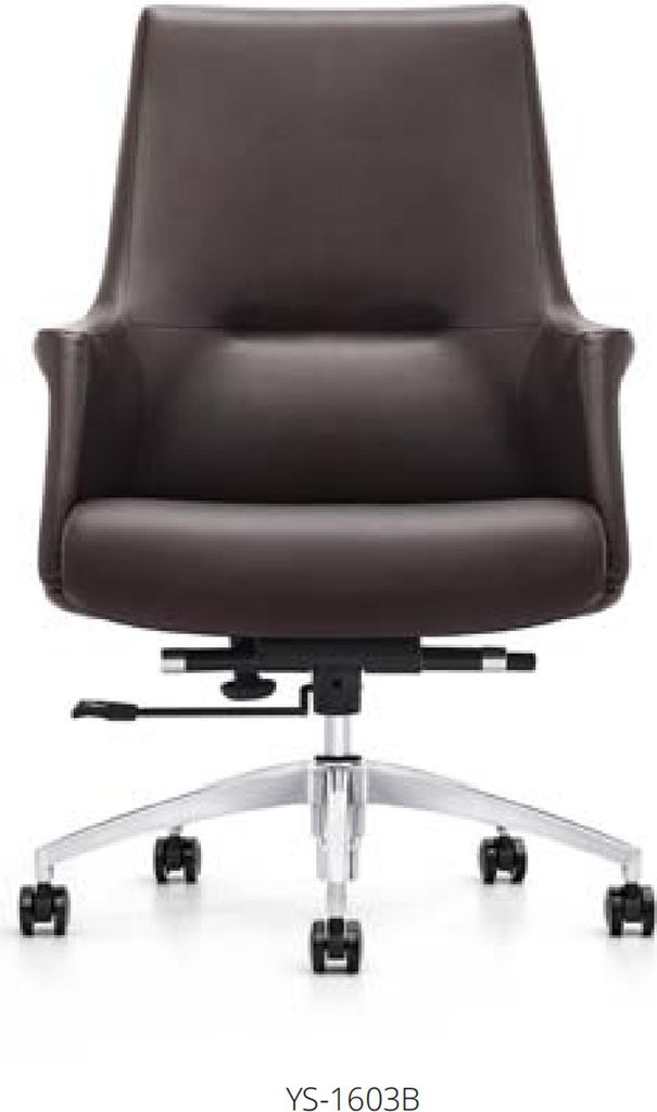 Kunstleder-Sessel in Schwarz modern eleganter Stil
