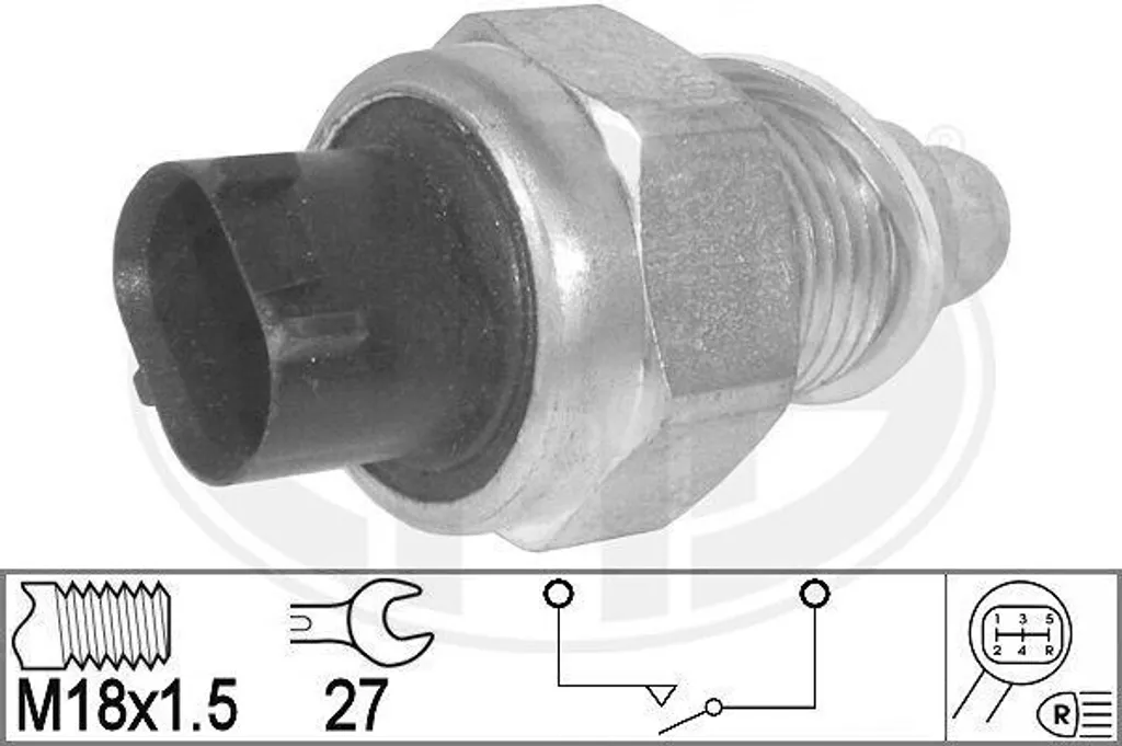 ERA 330930 - OE 28700 R0Z 003 Interruttore, luce di retromarcia per CR-V IV (RM), Auris (E15), Avensis (T27), IQ (J1), Urban Cruiser (P1), Yaris (P13), Yaris (P9)