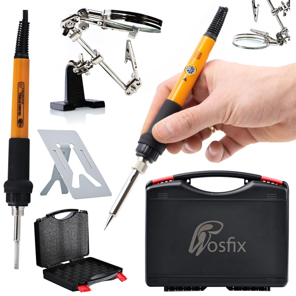 Rosfix Präzisionslötkolben-Set mit Potentiometer 10 in 1 OP60W PE1