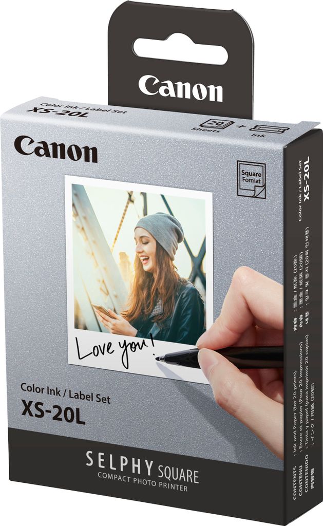 Canon XS-20L Tinte/Papier Set – 20 Drucke, Tintenstrahl, 20 Produktbild 