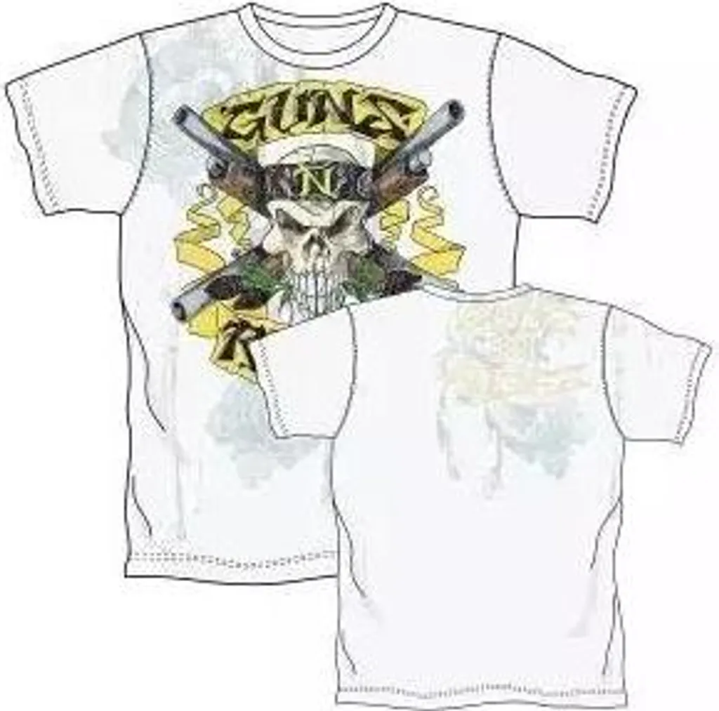 T-shirt motif Fusils de chasse - Textile robuste et confortable kaki