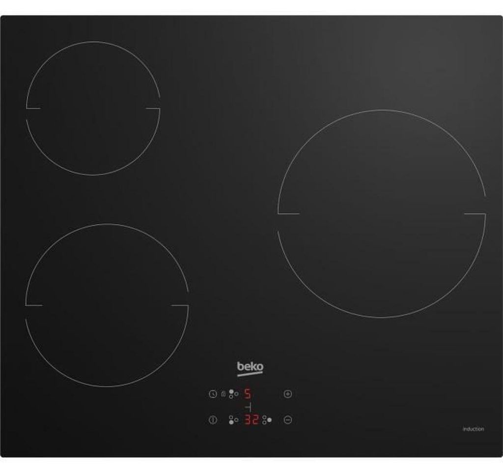 Beko HIC63400, nero, da incasso, 60 cm, piano cottura a Immagine del prodotto 