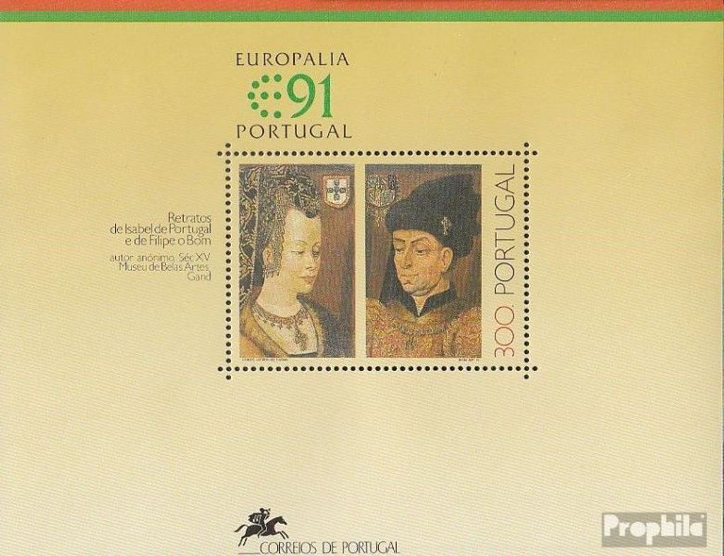 Briefmarken Portugal 1991 Mi Block79 (kompl.Ausg.) Produktbild 