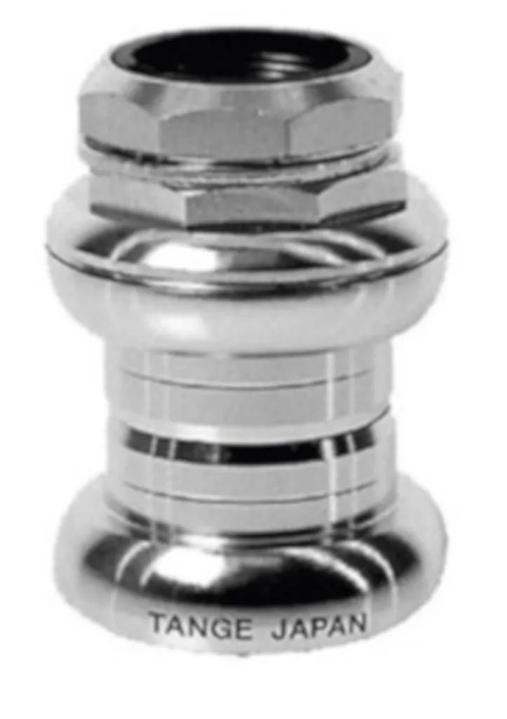 Jeu de direction Tange Seiki 1 pouce en aluminium argenté à cartouche
