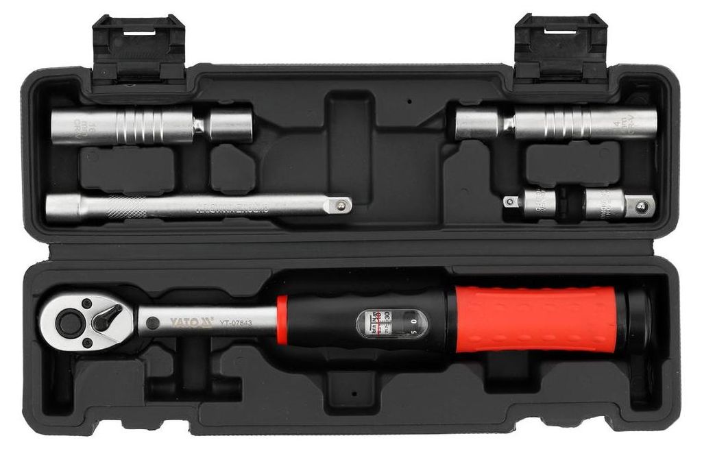 Yato 3/8" 10–60 Nm 6-Teiliges Drehmomentschlüssel-Set Für Produktbild 