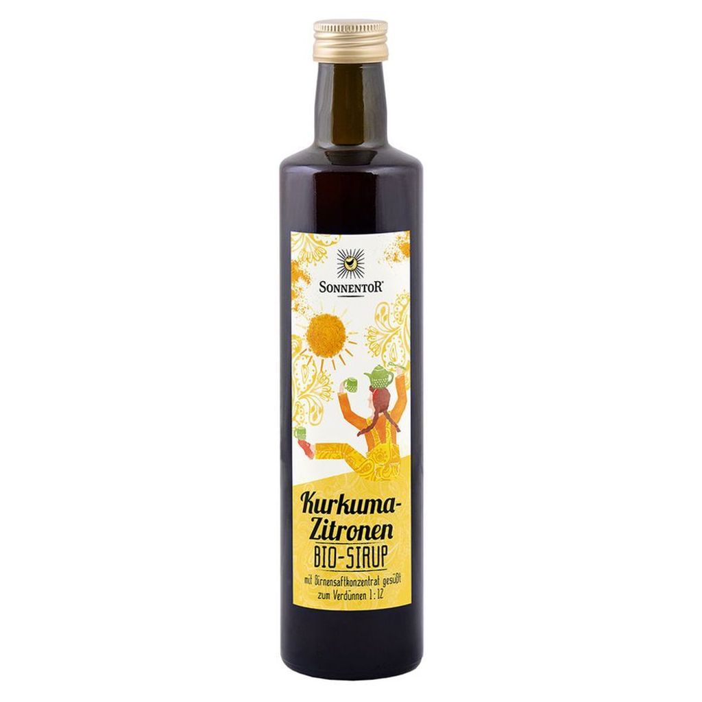 Kurkuma-citron sirup ovocný nápojový koncentrát BIO 500ml Obrázek produktu 