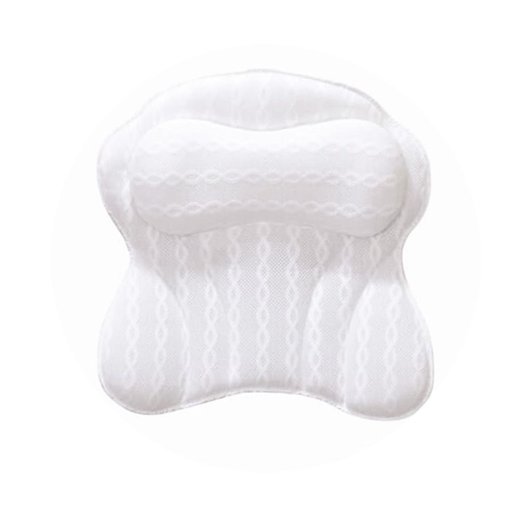 Komfort Badewannenkissen Groß 43 x 43 cm mit Kopfstütze und Produktbild 