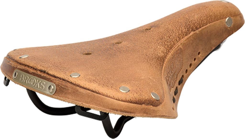 Brooks Saddle B17 Softened Short, Leather, Dark Tan Dark Produktbild 