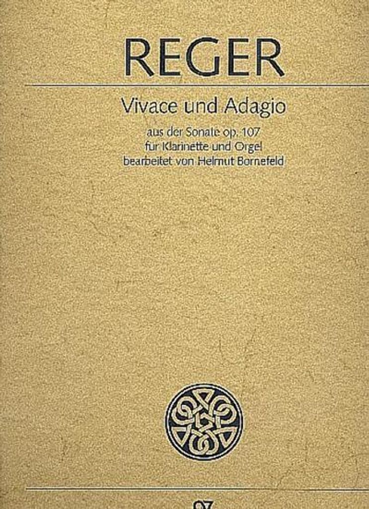 Vivace und Adagio op.107für Klarinette und Orgel