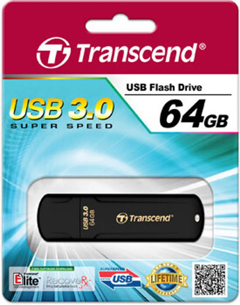 Clé USB 64 Go Transcend JetFlash 700 Flash Drive Haute Performance USB - 3