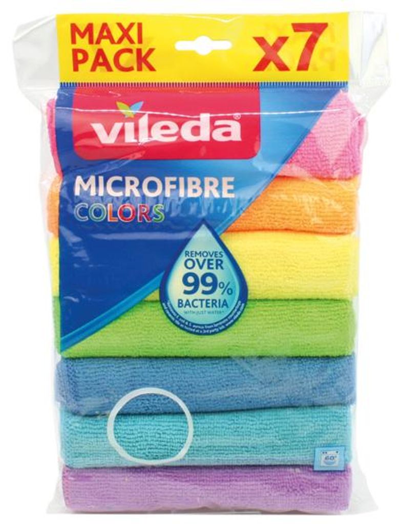 vileda COLORS MAXI PACK ściereczki z mikrofibry do prania w Zdjęcie produktu 