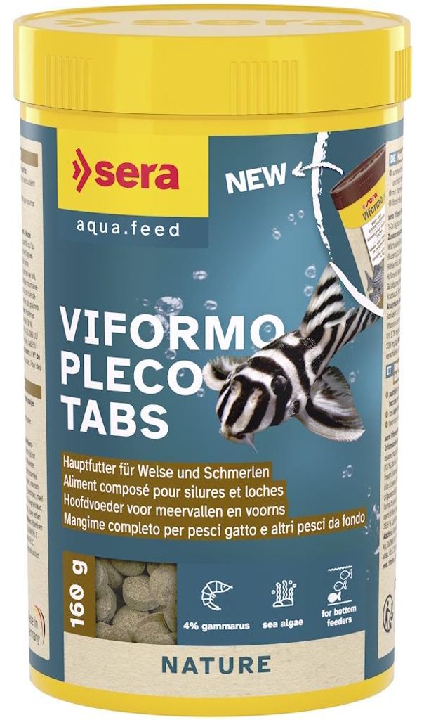 Sera Viformo Pleco Tabs 250ML Productafbeelding 