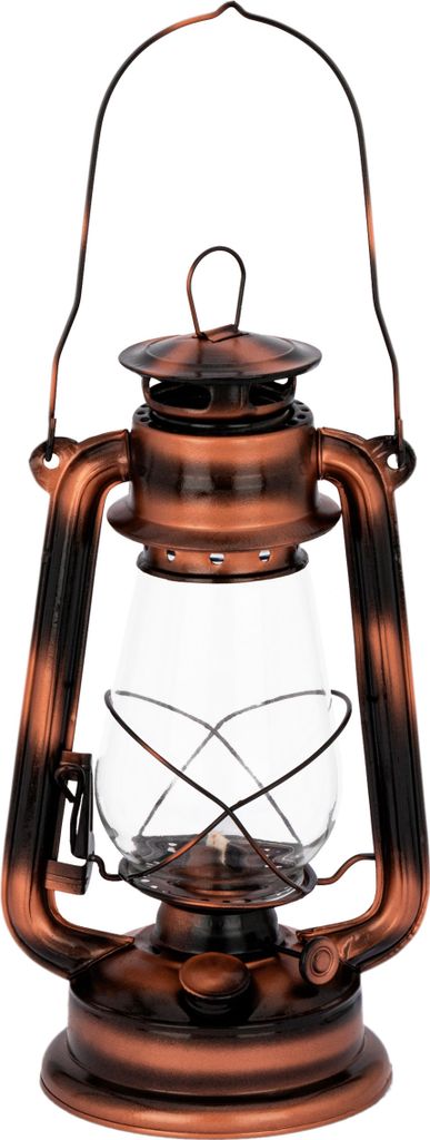 NKlaus Sturmlaterne Petroleumlampe Eisen bronzefarben 31x14cm Feuerhand Maritime Deko 15004