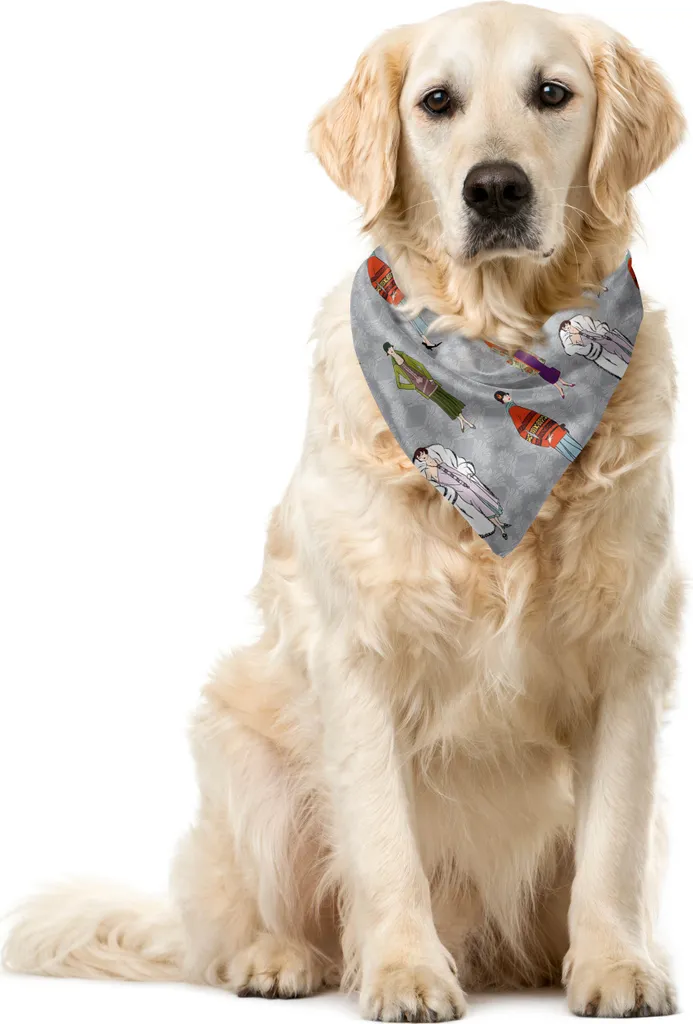 Accessorio Pet ABAKUHAUS 40x40 cm | Bandana Anni '20 Alta Qualità