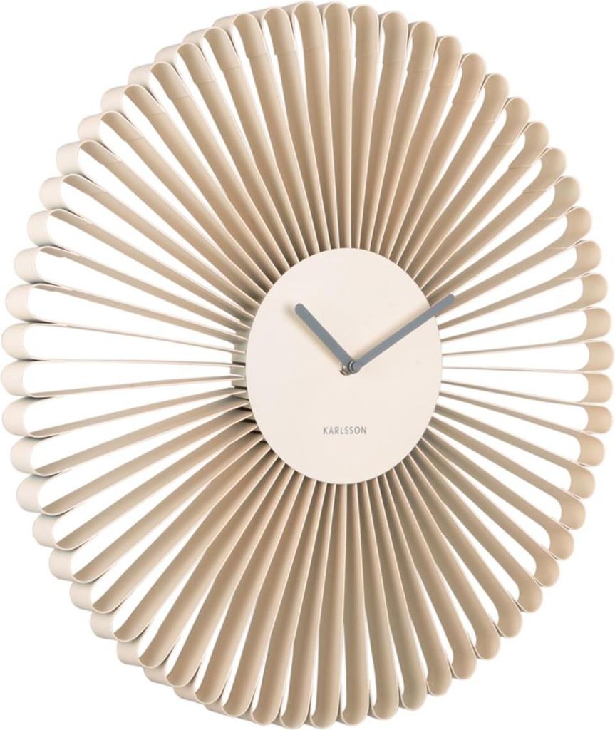 Karlsson - Wanduhr Cascara - Weiß - 50x50x50cm Produktbild 