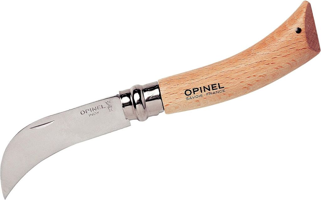 Opinel O-SF08 Halbgebogenes Klappmesser aus Edelstahl 8 cm Produktbild 